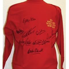 ENGLAND 1966 WORLD CUP WINNERS Signed Football Shirt - Autographs