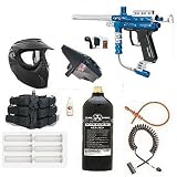 Paintball ICON Z Marker Gun Package with Electronic Loader Harness Remote Mask and Tank