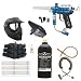 Paintball ICON Z Marker Gun Package with Electronic Loader Harness Remote Mask and Tank