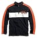99086-14VM Harley-Davidson Mens Prestige B&S Anti Static Fleece Mock Neck 1/4-Zip
