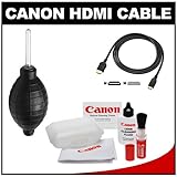 Canon HTC-100 HDMI to Mini-HDMI Digital A/V HD Camera Conversion Cable for  ....