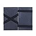 Men's and Women's Bi-fold High End Leather Magic Wallet 4 ID Credit Pocket Case Holder Magic Money Clip Slim Wallet (Taiga Leather/Black+Blue)