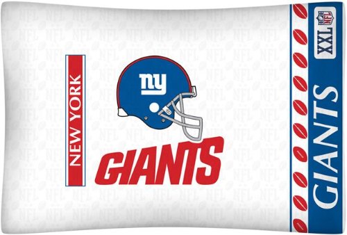 New York Giants NY Standard Pillowcase Bedding