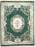 IMAGE OF 8'6 x 11'10 Handmade Knotted European Aubussan New Area Rug From India - 51649