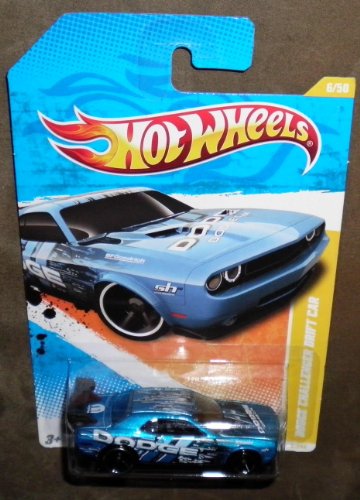 2011 HOT WHEELS 2011 NEW MODELS BLUE DODGE CHALLENGER DRIFT CAR 6/50
