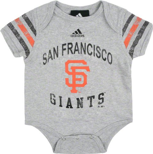San Francisco Giants Newborn Grey Foldover Neck Creeper
