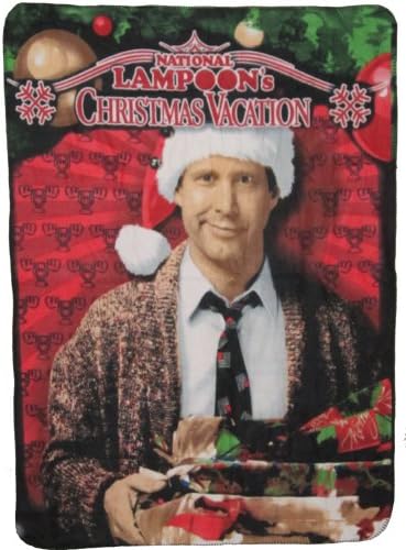 Christmas Vacation Clark Griswold Pile of Gifts Fleece Throw Blanket