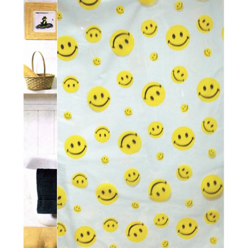 Happy Face Shower Curtain