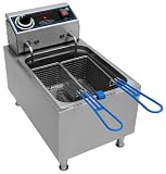 stainless-steel-deep-fryer Commercial Pro CPF10 Electric 10-Pound-Capacity Deep Fryer