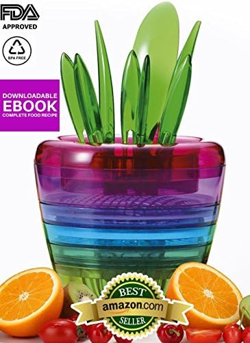 Smart Grater | Colorful Grater with Flowerpot Design | Multi Utility Grater with 10 Highly Functional Tools | Premium PP Material for Sharp Blade | Superb for Peeling and Cutting Fruits/Veggies/Cheese