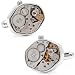 Silver Watch Movement Cufflinks