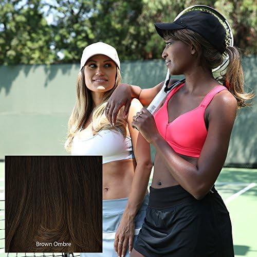 ADORNA CHIC by MILANO Premium Synthetic Hat &amp; Hair Extension Hat Fall Combo - Medium Brown