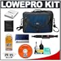 Lowepro Nova 5 AW (Navy Blue) Bag + Cameta Bonus Kit for Canon EOS, Nikon, Olympus Evolt, Pentax & Sony Alpha Digital SLR Cameras