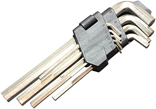 9 Piece Metric Hex Key Set - Long Arm Hex Keys