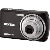 Pentax Optio E80 10MP Digital Camera with 3x Wide Angle Optical Zoom and 2.7-inch LCD (Black)