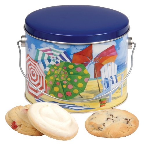 Beach Cookie Pail by Cookie Bouquets