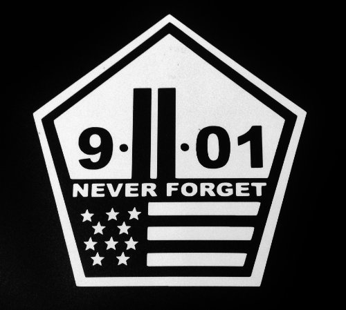 US MADE Never forget World Trade Center Sticker Decal 9/11 NYC Vinyl Sticker Decal