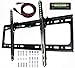 e-onsale Universal Flush Tilt Dual Hook Flat Screen TV Wall Mount Bracket for 32 to 65