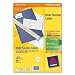 Avery White Copier Labels 16 Per Sheet 105x37mm White Ref 34
