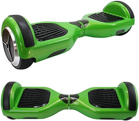Timbers 6.5'' Tire Mini Smart 2 Wheels Self Balancing Electric LED Light Unicycle Scooter (Green)