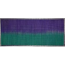 Grass Mats with Brocade Border Pattern for Yoga Meditation (mat202)