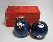 Chinese Healthy Hands Exercise Blue Balls Xl Yin Yen - For Large Hands