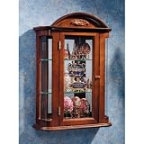 Rosedale Hardwood Wall Curio Cabinet