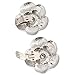 ELEGANTPARK Fashion Shoe Clips for Pumps Pearl Rhinestone Flower Crystal Party Wedding Shoe Accessories Clips