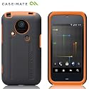 Case-Mate Android au IS03 専用 ハイブリッド タフ ケース (液晶保護シート つき) ブラック/オレンジ CM013538