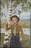 On the Trail An Outdoor Book for Girls (Illustrated)