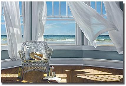 Gentle Reader by Karen Hollingsworth Custom Gallery-Wrapped Canvas Giclee Art (Ready to Hang)