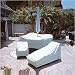 Duro-nex Grey Vinyl Wicker Day Chaise Cover w/ Elastic