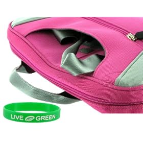 Samsung N120-12GBK 10.1-Inch Netbook Carrying Bag Case - Magenta / Grey