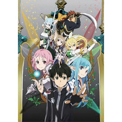 一番くじプレミアム ソードアート・オンライン STAGE2 E賞 オリジナルポスター キャリバー編アニメイラスト 単品
