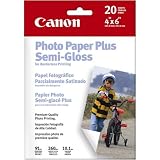 51hNJV2apJL. SL160  Canon Semi Gloss 4 x 6 Inch Photo Paper Plus 50 Sheets