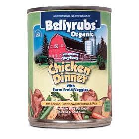Bellyrubs Organic Wet Canned Dog Food