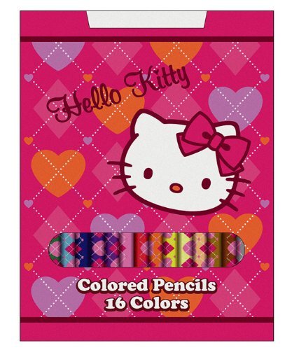 Hello Kitty Colored Pencils -16 Colors