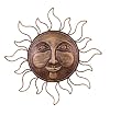 Sun Sundaes Metallic Brass Metal Wall Art Decor Sculpture 16 "