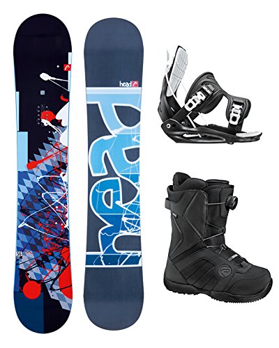 Head Fusion Rocka Legacy Complete Snowboard Package with Flow Bindings and Flow Vega BOA Boots - Board size 156