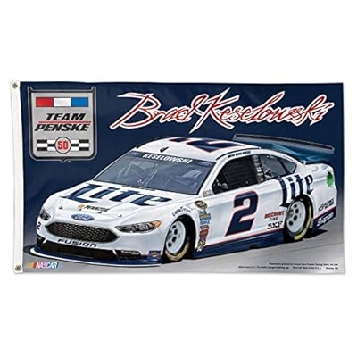 Brad Keselowski Miller Lite 2 Banner Flag