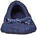 isotoner Women's Signature Terry Ballet Flat Slipper with Satin Bow