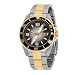 Armitron Men's 204622DGTT Two-Tone Stainless Steel Bracelet and Black Dial Sport Watch