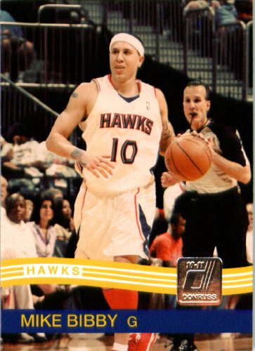 2010 / 2011 Donruss # 151 Mike Bibby Atlanta Hawks NBA Trading Card- In Protective Screwdown Case!