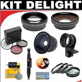 .42x HD Super Wide Angle Fisheye Lens + 2x Digital Telephoto Professional Series Lens + 0.5x... by 
