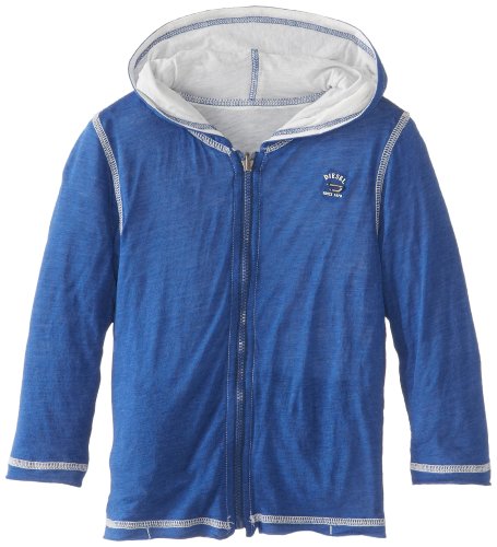 Diesel Baby Boys' Tazisyb Reversible Zip Up Hoodie Double Layer Jersey