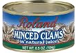 Roland Minced Clams, 6.5-Ounce Can (Pack of 12)