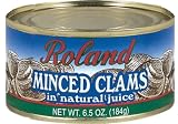 Roland Minced Clams, 6.5-Ounce Can (Pack of 12)