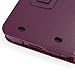 GMYLE(R) Purple PU Leather Slim Folio Magnetic Flip Stand Case Cover with Sleep/Wake Function for Barnes & Noble Nook HD 7