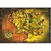 The Lord of the Rings - Movie Poster (Map of Middle Earth)