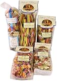Sapori Antichi Pasta Sampler: Tagliatelle, Reginelle, Tacconi, Farfalle, Trombette multicolor all natural pastas